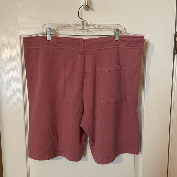 Outerknown California Series Organic Cotton Sweat Shorts VTK Pink Men's Size XL - Picture 4 of 9